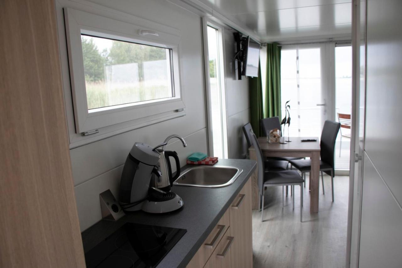 Houseboat Uitzicht Over Veluwemeer, Natuurlokatie, Prachtige Vergezichten Biddinghuizen Extérieur photo
