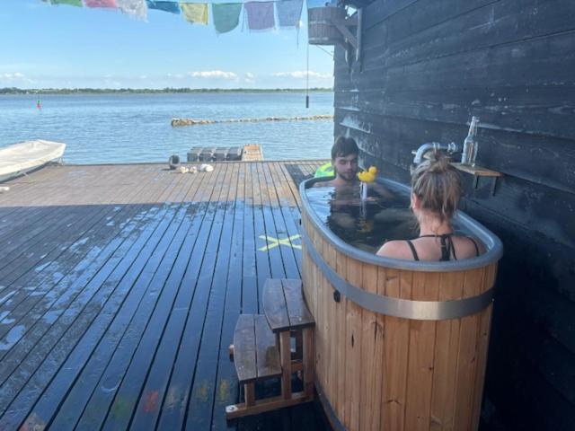 Houseboat Uitzicht Over Veluwemeer, Natuurlokatie, Prachtige Vergezichten Biddinghuizen Extérieur photo