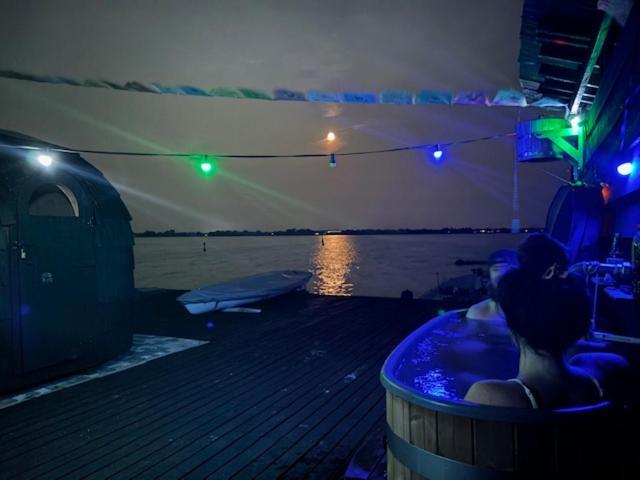 Houseboat Uitzicht Over Veluwemeer, Natuurlokatie, Prachtige Vergezichten Biddinghuizen Extérieur photo